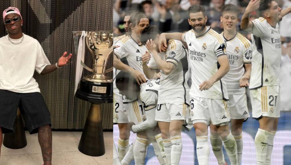 Real Madrid se consagró campeón de la Liga de España tras la derrota del Barcelona ante Girona y luego de que ellos se habían impuesto ante Cádiz. Vinicius generó revuelo al burlarse de un crack del cuadro culé.