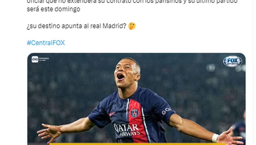 Fox Sports se pregunta “¿su destino apunta al Real Madrid?”.