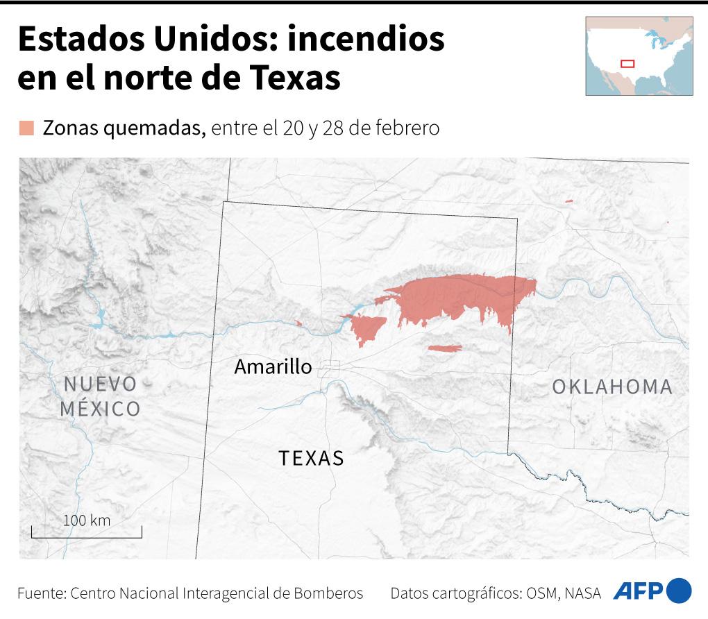 Firma eléctrica reconoce culpa en inicio de mayor incendio forestal de Texas