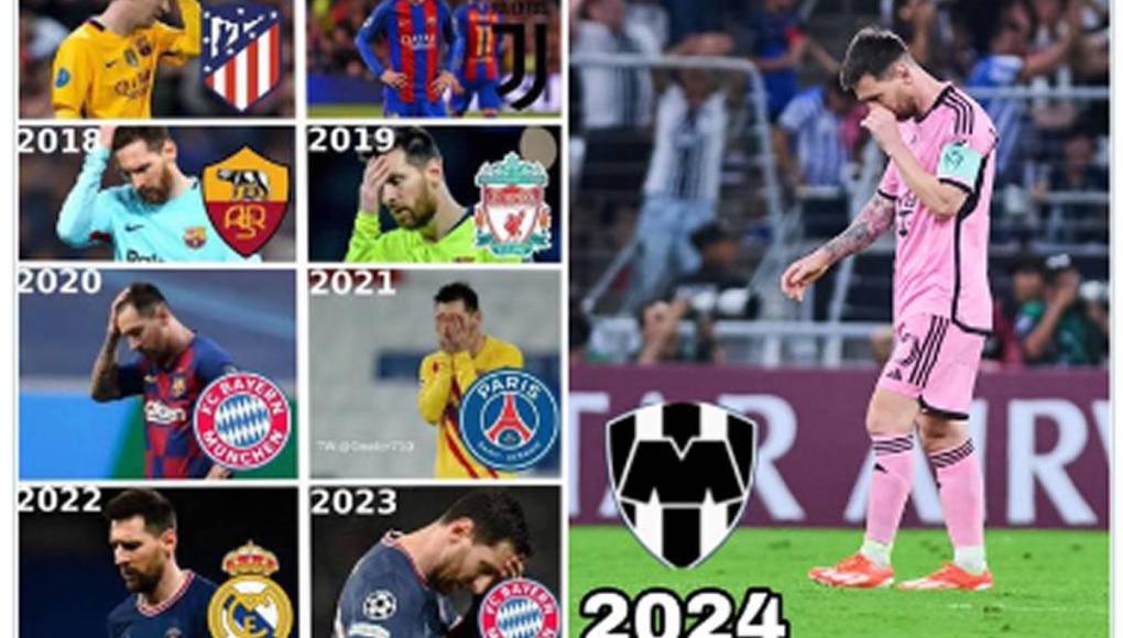 ”¿Dónde está Leo Messi? ¿Leo Messi dónde está?”, le cantaron a Messi en las redes sociales los aficionados del Monterrey.