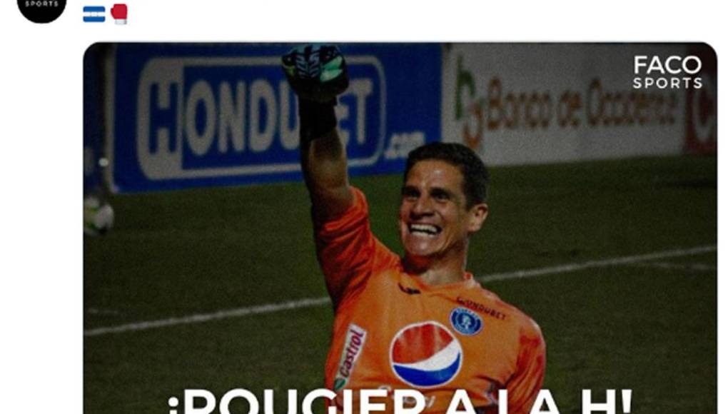 Faco Sports - “¡Rougier a la H!”. “Rueda convocó a Jonathan Rougier a un microciclo con Honduras. Se le cumplió el sueño”.
