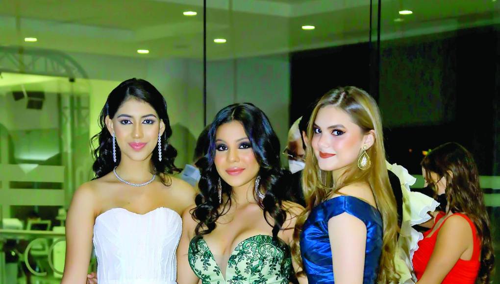 Myladies Zelaya, Jeyna Medina y Carla Castro