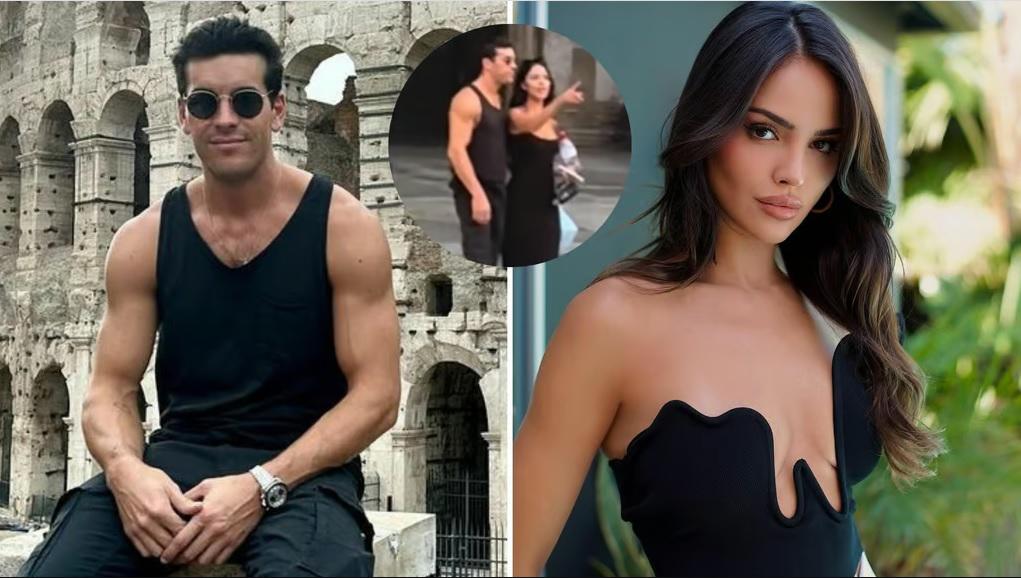 Captan a Eiza González con el  español Mario Casas