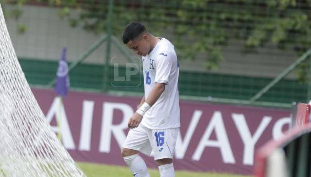 Alarma en la Sub-20 de Honduras: Isaac Castillo es duda para el duelo ante Panamá