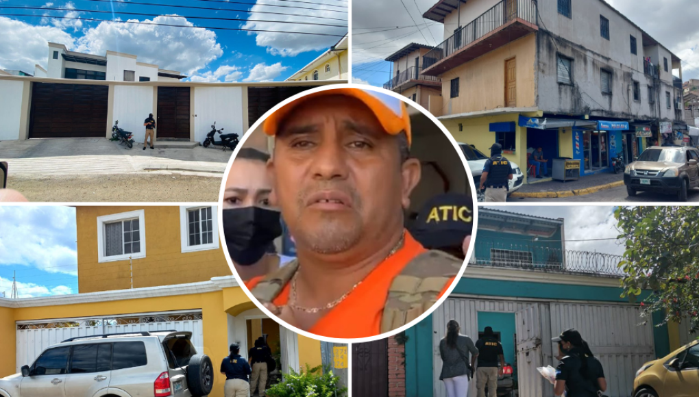 MP realiza allanamientos y aseguramientos de bienes de Santos Orellana