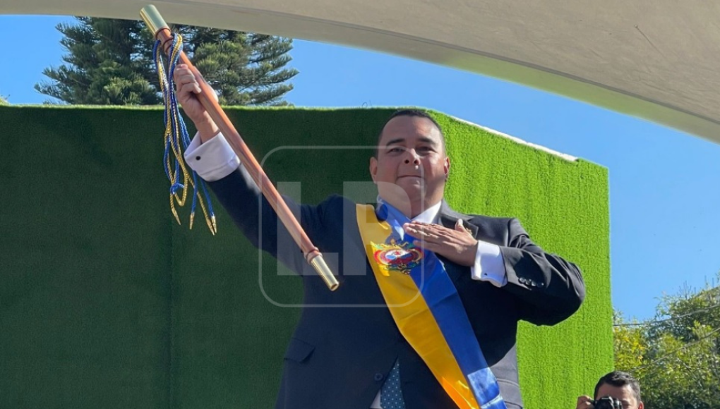 Jorge Aldana toma posesión como alcalde de Tegucigalpa
