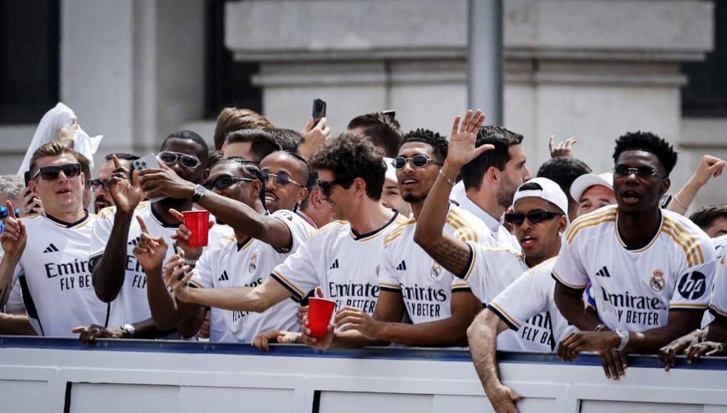 El Real Madrid celebró este domingo su 36º título de Liga en unos festejos que arrancaron a las 10:00 horas .