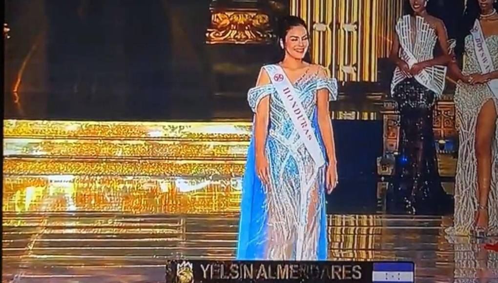 Honduras fue representado por la hermosa Yelsin Almendares quien en su competencia de vestido de gala sorprendió a todos con su elegancia. 