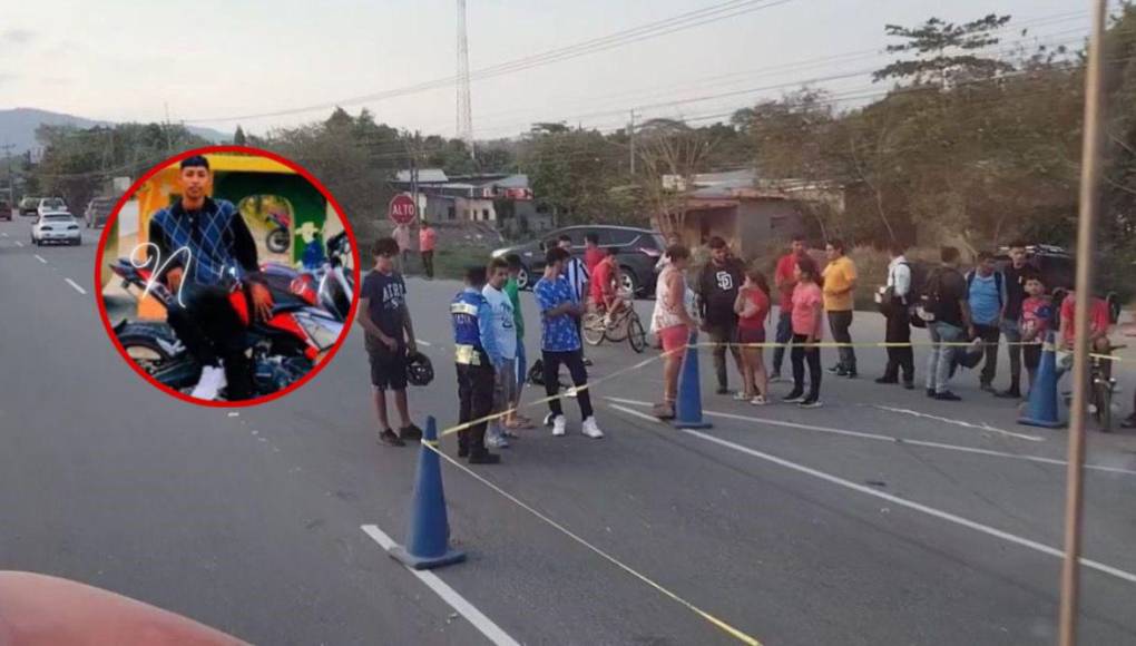 Un motociclista murió en un trágico accidente en Pimienta, Cortés, zona norte de Honduras. 