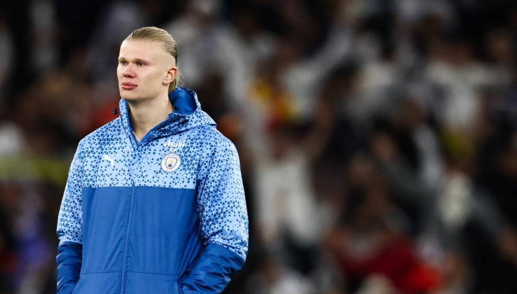 Haaland quedó cabizbajo tras la eliminación en cuartos de final.