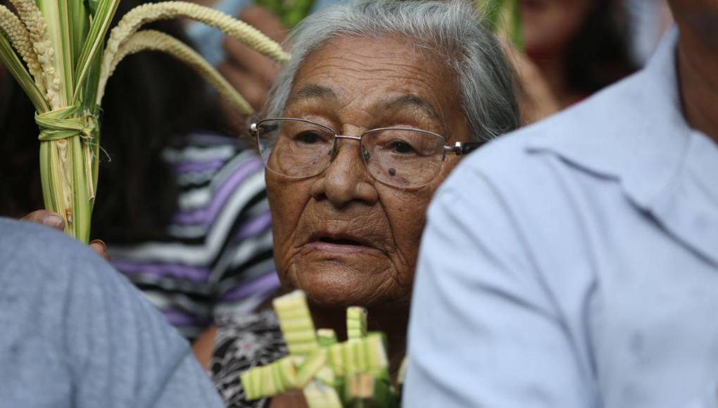 Miles de católicos hondureños acudieron hoy a los templos para asistir a la misa del Domingo de Ramos y la bendición de los ramos de palma, como expresión de fe. EFE