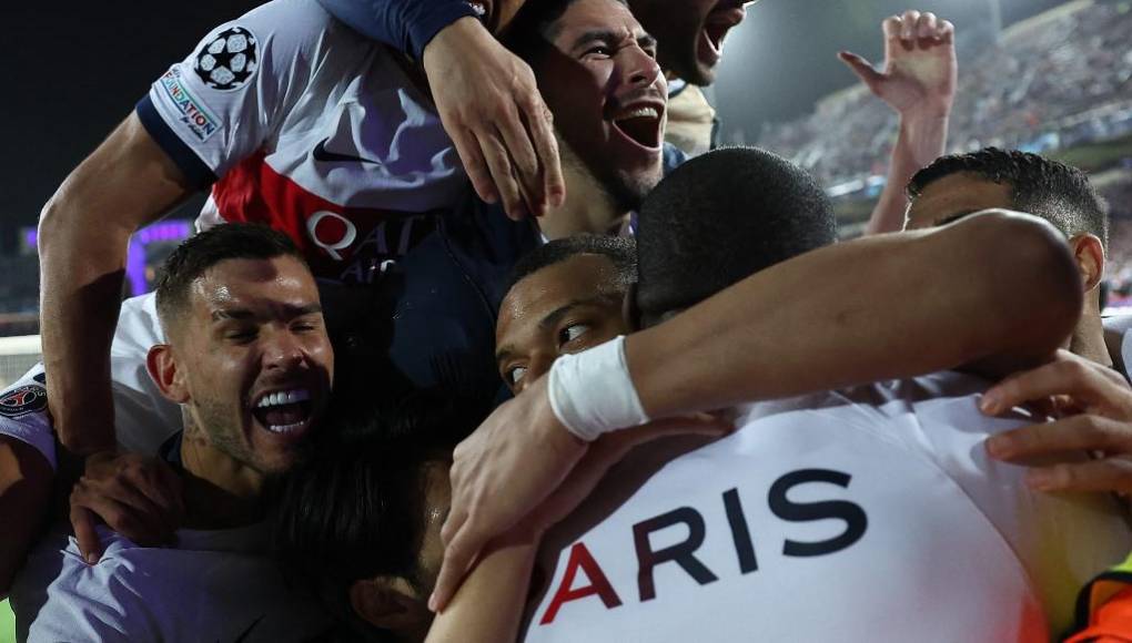 PSG festejó por todo lo alto el pase a semifinales de la Liga de Campeones de Europa.