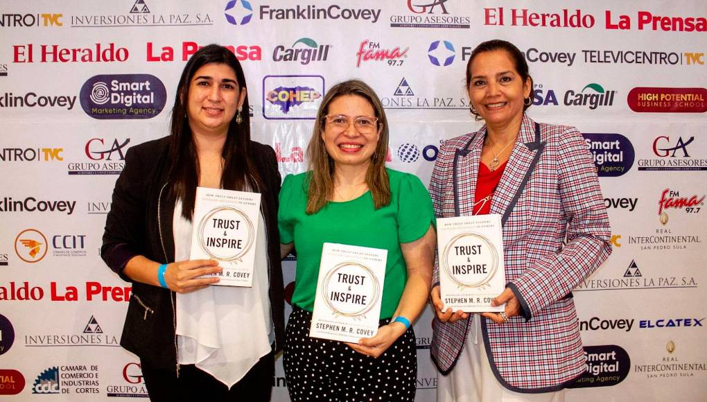 Tatiana Osejo, Abbie Rodríguez y Silvia Matute