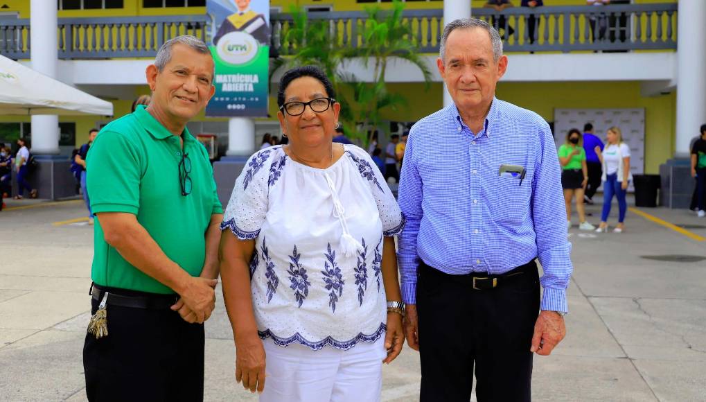 Fidel Antonio Rivera, Miriam Luna y Roberto Cáceres