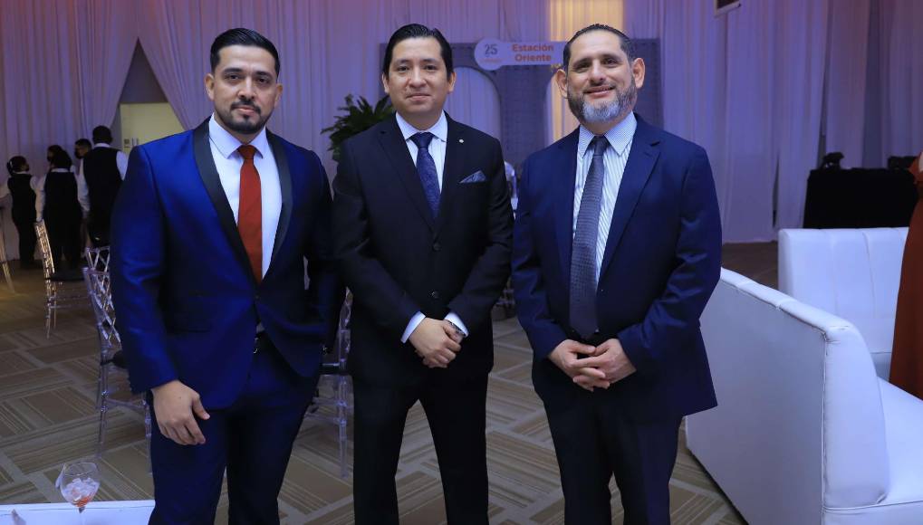 Franklin Paz, Francisco Cáceres y Olvin Peña