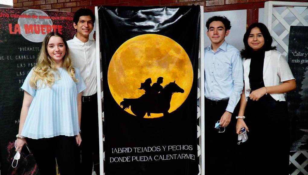 Sheryll Ochoa, Ricardo Castro, Rubén Meza y Andrea Zelaya