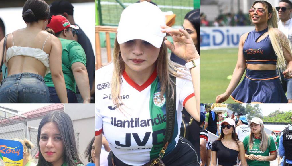 Ellas son las mujeres más hermosas del Marathón vs Olimpia, la Gran Final del Clausura 2024 de la Liga Nacional de Honduras.
