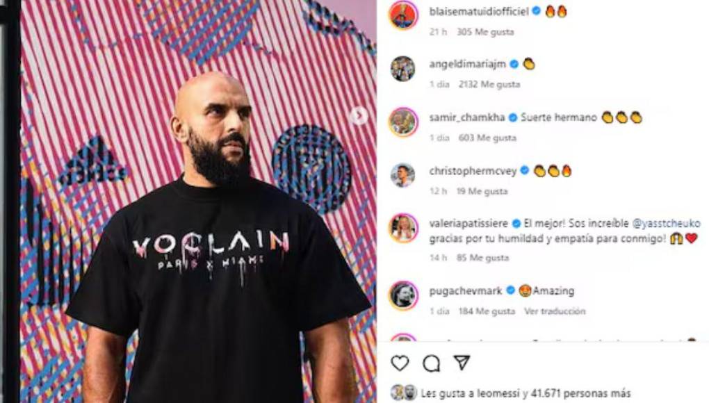 Messi inmediatamente reaccionó tras el anunció y le dio un “Me Gusta” en su cuenta oficial de Instagram demostrando de esta manera que le desea mucho éxito.