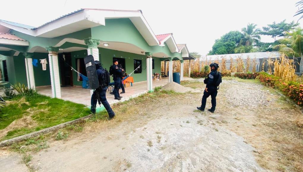 Otros operativos del mismo caso se desarrollan en Atlántida, Colón, Yoro y Olancho. 