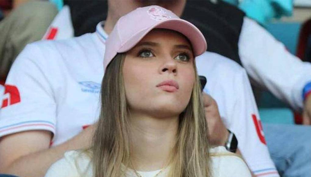 Ella fue captada por el lente de Diario LA PRENSA en el clásico donde Olimpia venció 2-0 al Motagua el pasado 24 de febrero.