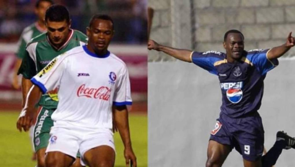 Elvis Scott - Debutó en Platense, jugó para los dos clubes capitalinos más extitosos. Con Olimpia corrió más, pues estuvo tres torneos, pero en 2005 Motagua lo fichó, anotó tres goles en las dos primeras fechas pero el fútbol de China y una mejor oferta lo sacaron del nido.