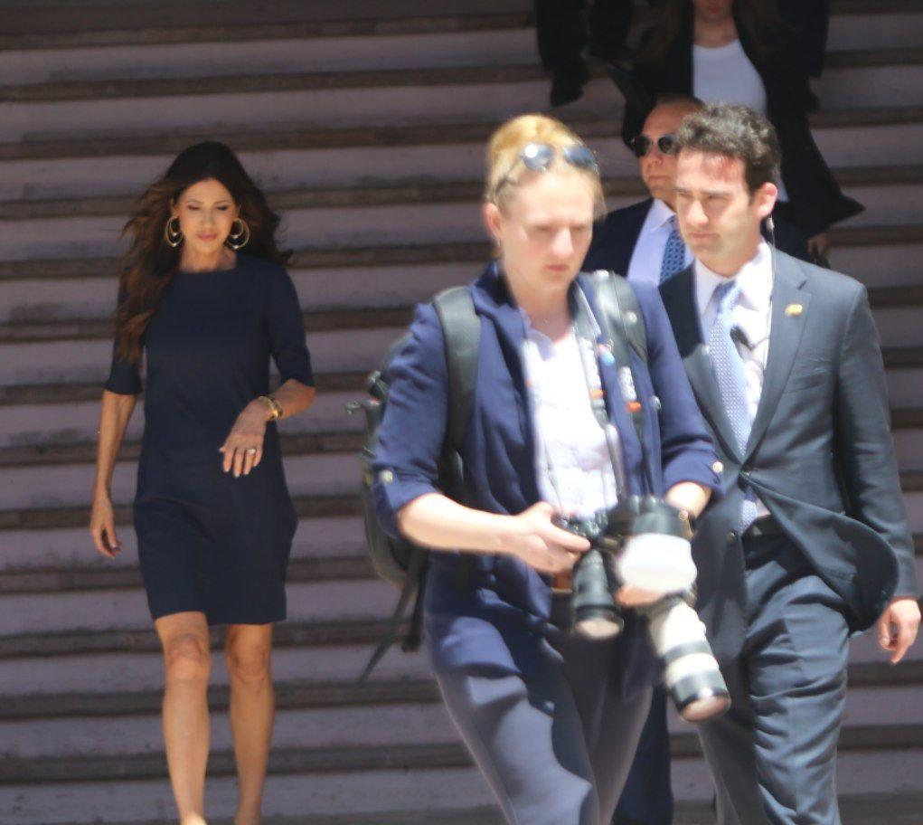 Así fue el encuentro de Nasry Asfura con Kristi Noem