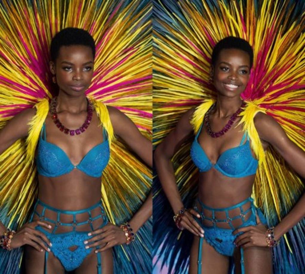 María Boges hizo historia en el pasado desfile de Victoria's Secret con su afro.