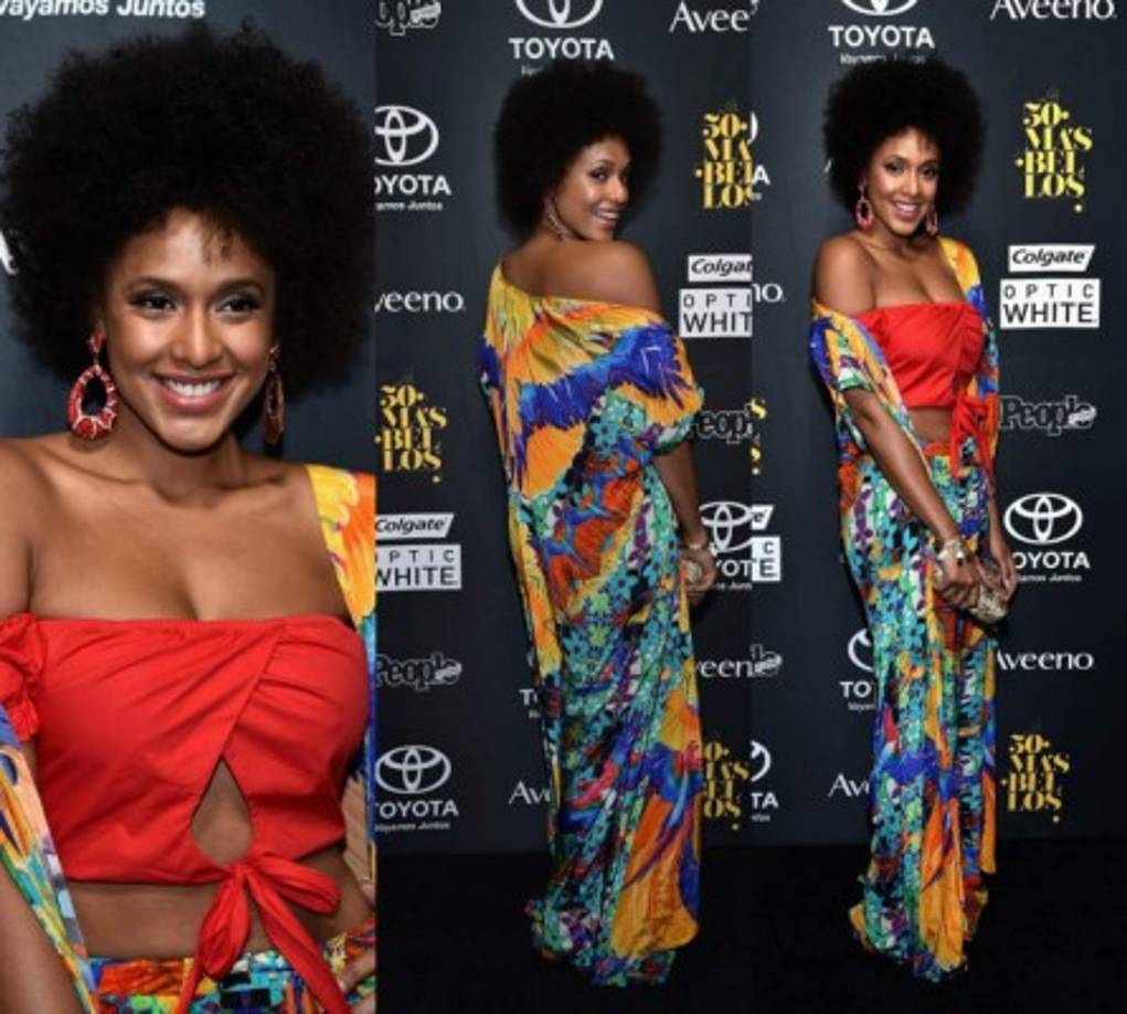 La actriz de Telemundo, Jeimy Osorio en la fiesta de Los 50 más Bellos de People en Español 2016 en la ciudad de Nueva York, Estados Unidos.