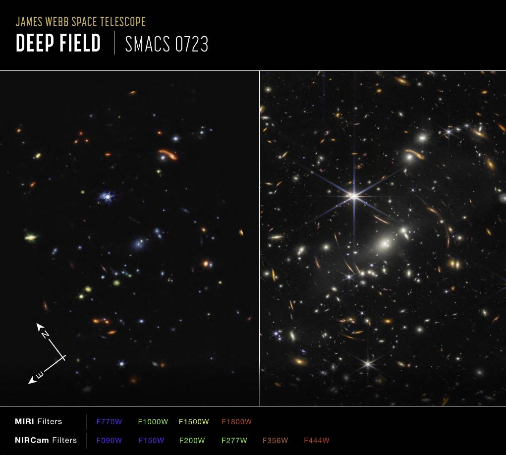 Las espectaculares imágenes que muestran las maravillas del universo profundo, reveladas por la NASA