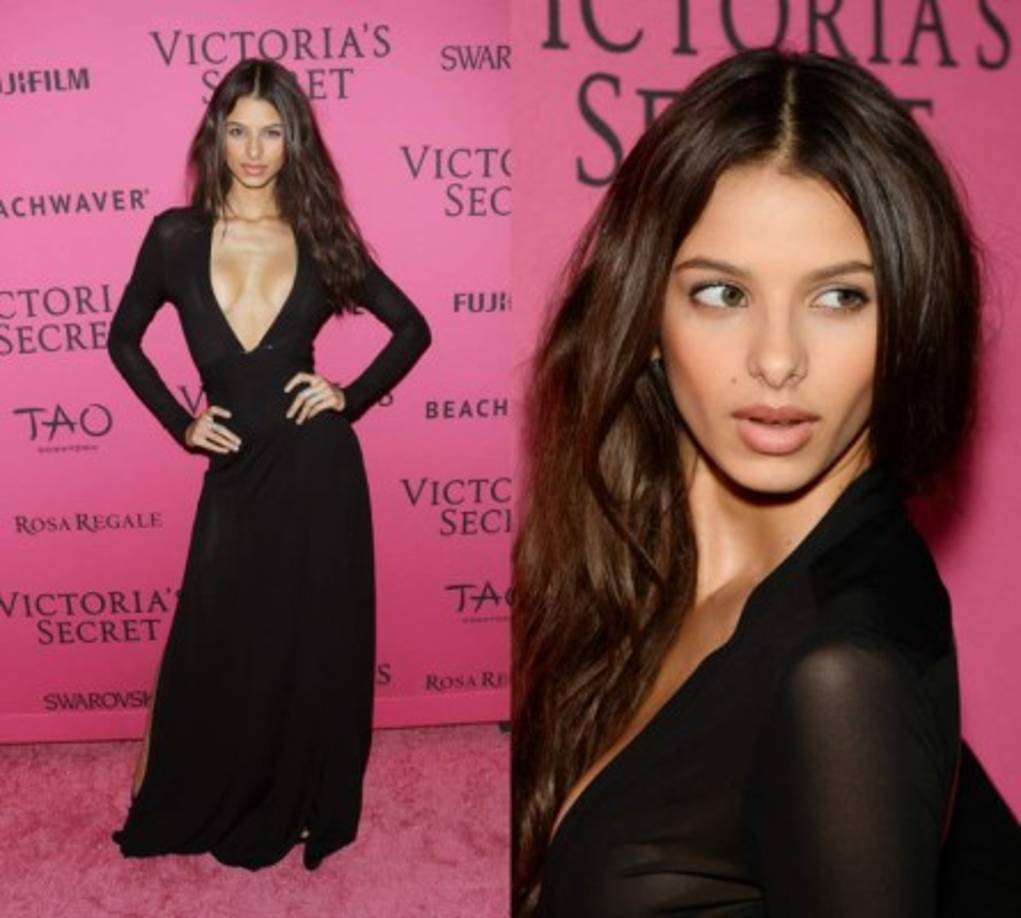 Bruna Lirio optó por otro de los colores de la noche, el negro. Su elección: de largo, transparente, con escotazo y abertura en versión XL.