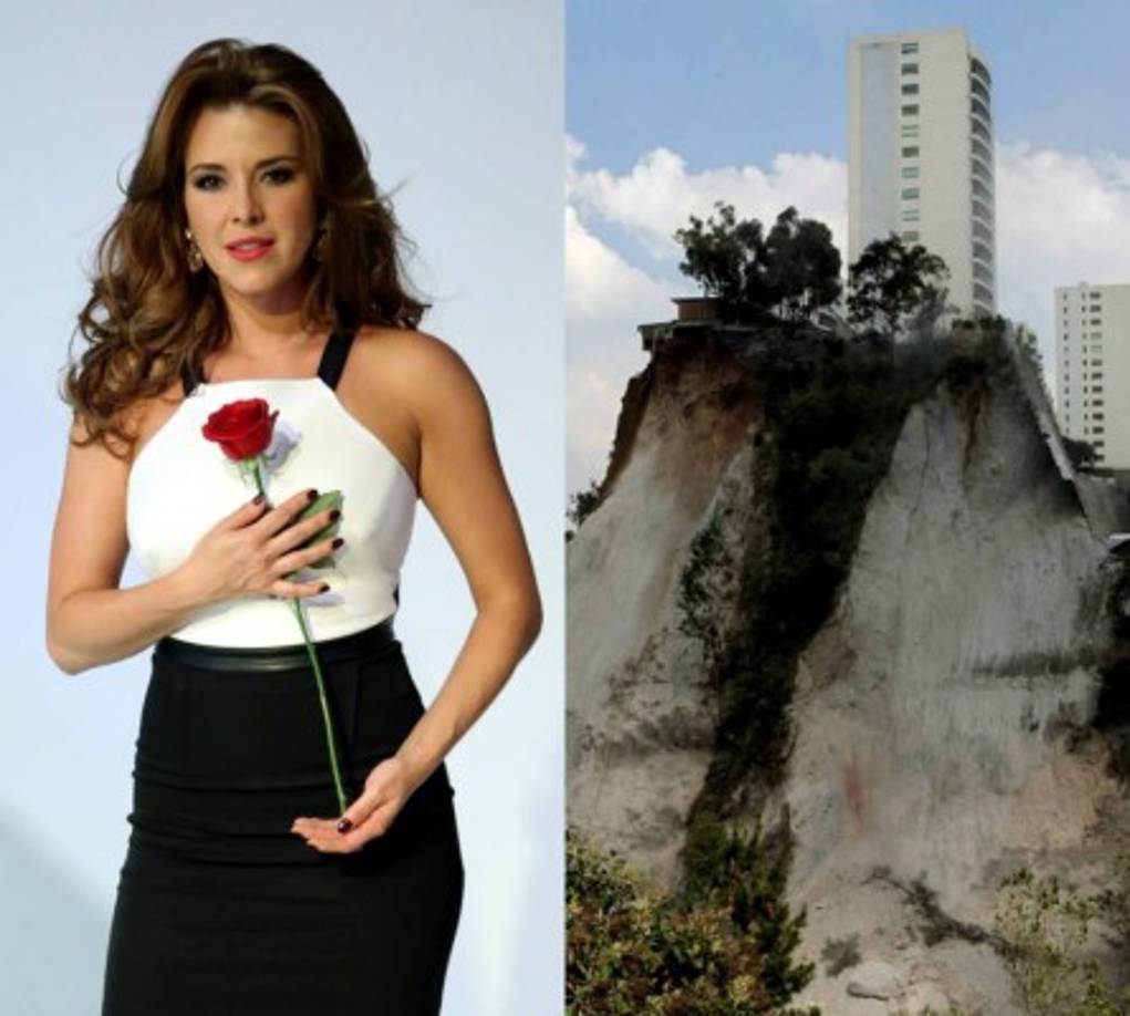 Tras haber sido de los afectados por el deslave de un talud en el complejo Vista del Campo en Santa Fe en Ciudad de México, Alicia Machado decidió dejar México.