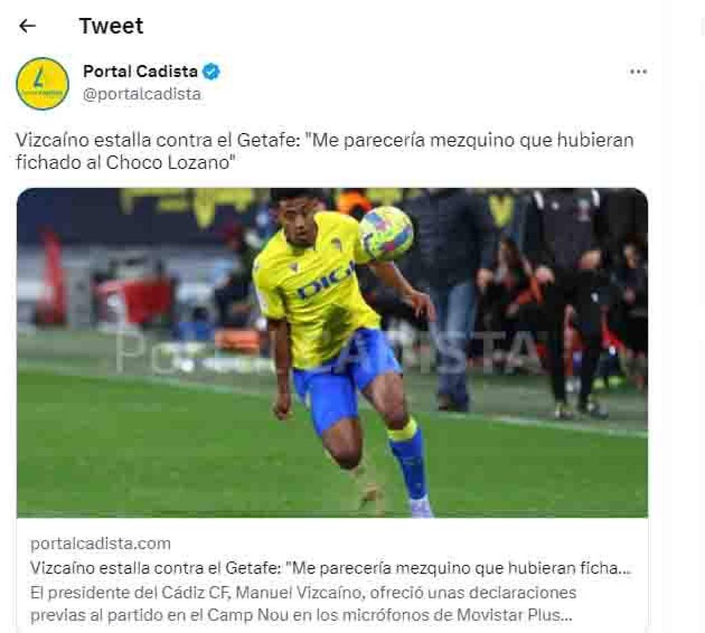 El Portal Cadista de España.