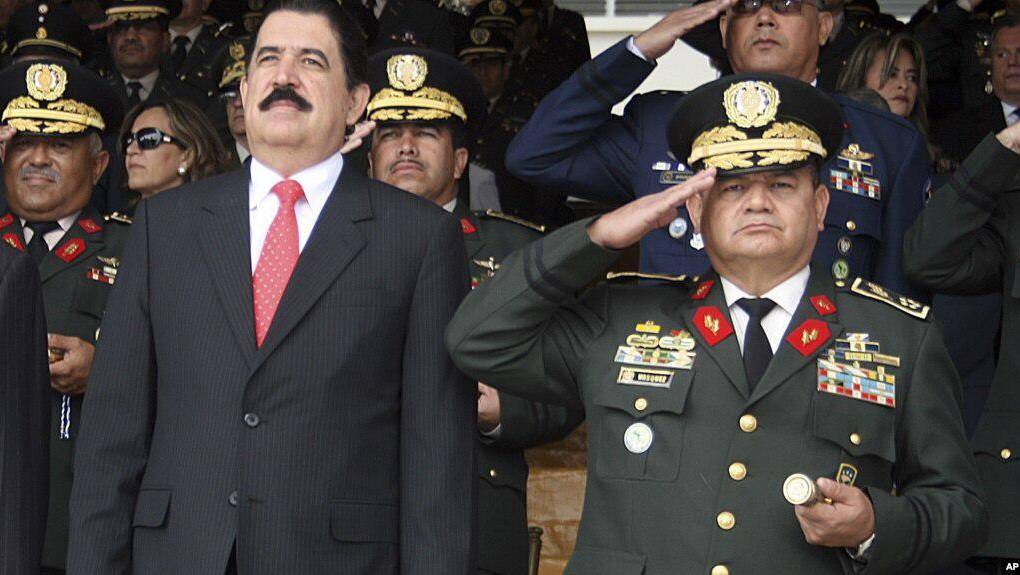 Romeo Vásquez fue titular del Estado Mayor Conjunto de las Fuerzas Armadas durante el Gobierno de Manuel Zelaya Rosales. 