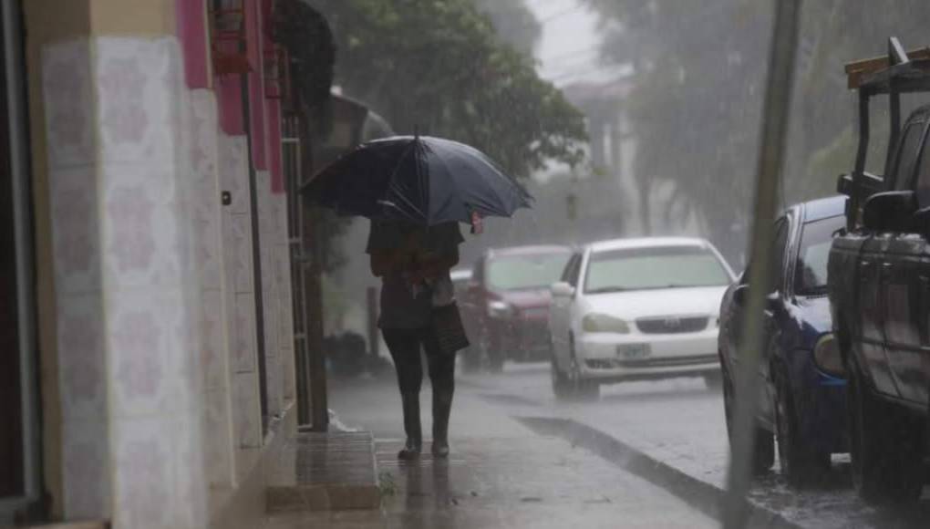 Lluvias persistirán este jueves en el norte y sur de Honduras