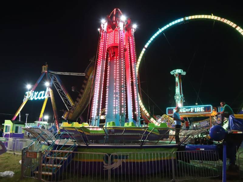 Los juegos mecánicos están ubicados entre la 27 y 33 calle de San Pedro Sula, a inmediaciones del estadio Olímpico Metropolitano.
