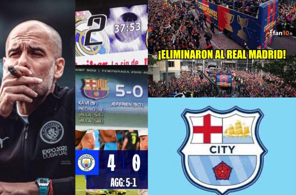 Los mejores memes que dejó la paliza de 4-0 sufrida por Real Madrid ante Manchester City por la semifinales de la Champions League.