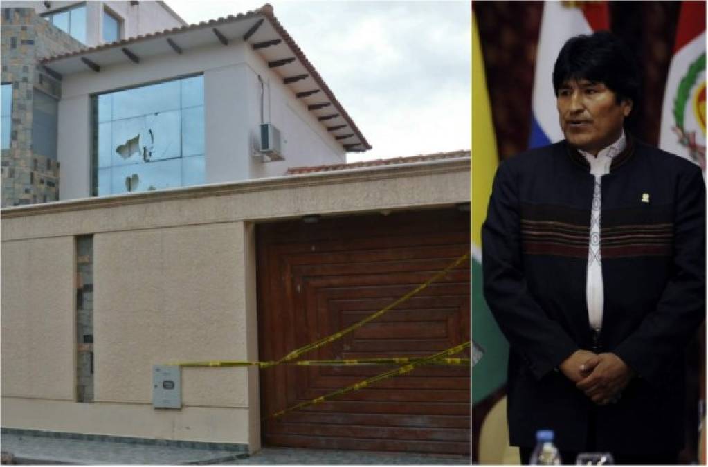 Evo Morales denunció este lunes que 'grupos violentos' asaltaron su residencia en Cochabamba luego de que anunciara ayer su renuncia a la presidencia de Bolivia.