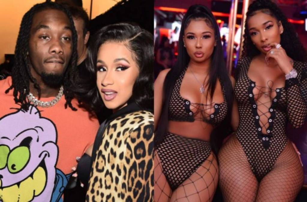 La relación de Offset y Cardi B ha estado minada de presuntas infidelidades por parte del rapero. Ahora la cantante de 'I Like It' enfrenta cargos por haber agredido a dos hermanas por creer que una de ellas tuvo un affair con su marido.<br/><br/>Jade y Baddie B, que trabajan en club de strippears en Queens, Nueva York, denunciaron a Cardi B por haberla ordenado a su equipo de agredirlas mientras estaban trabajando.