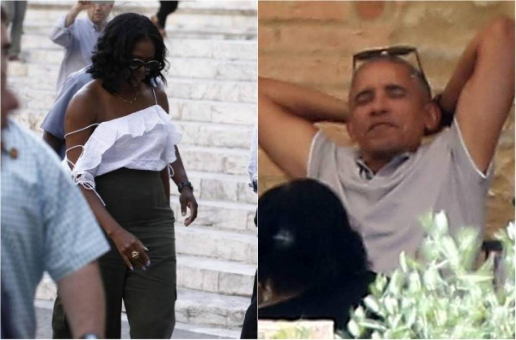 Michelle Obama deslumbra en sus vacaciones en Italia