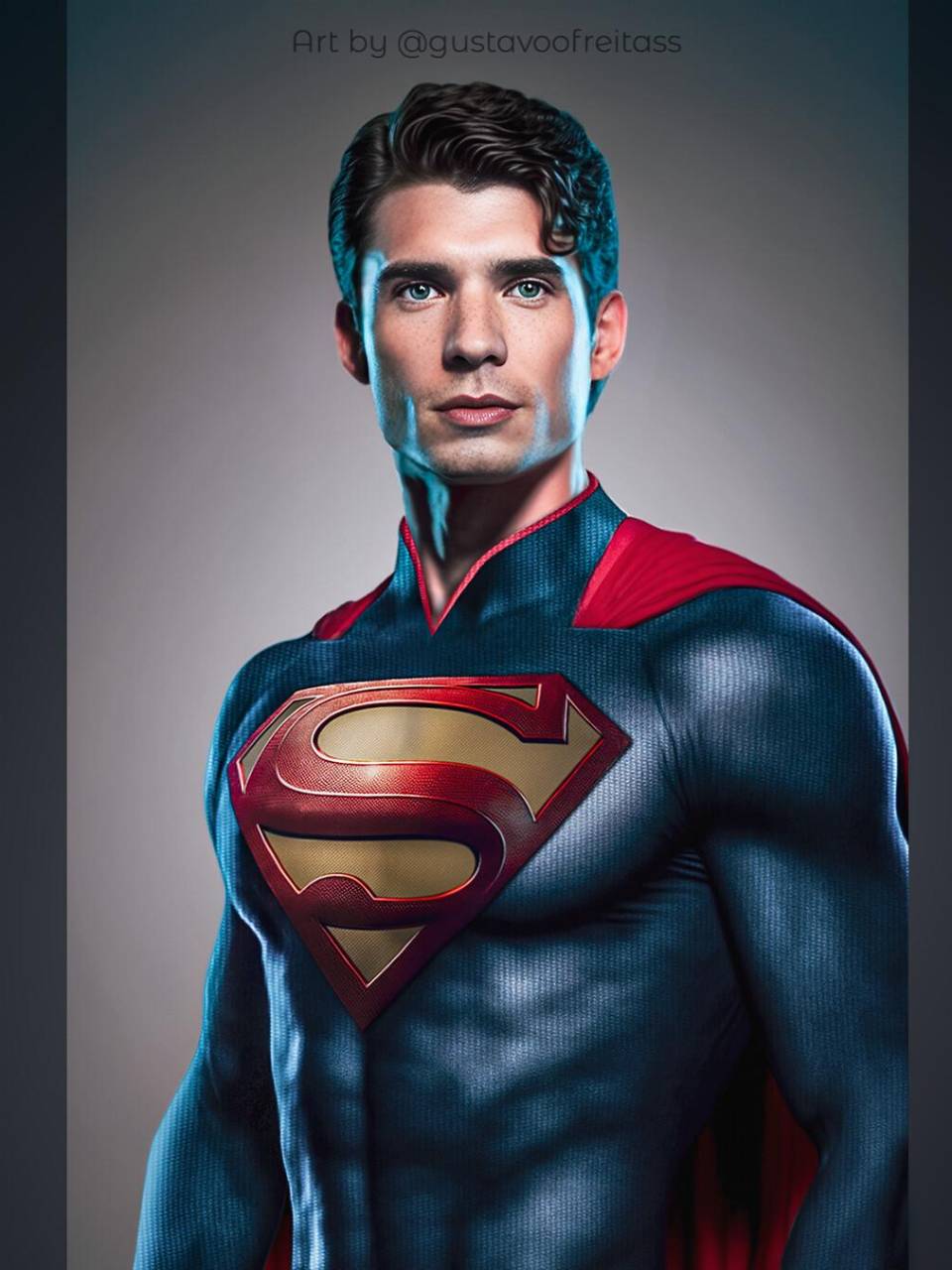 Fans del actor David Corenswet crearon una imagen de él con Inteligencia Artificial luciendo el traje de Superman.