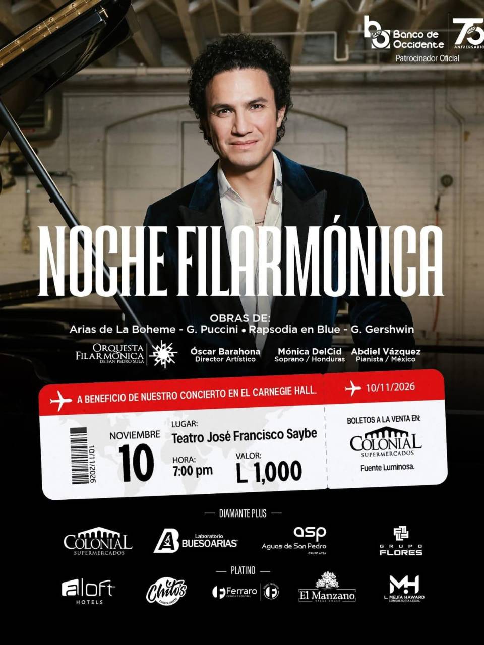 El concierto busca recaudar fondos para la presentación de la agrupación en el Carnegie Hall de Nueva York.