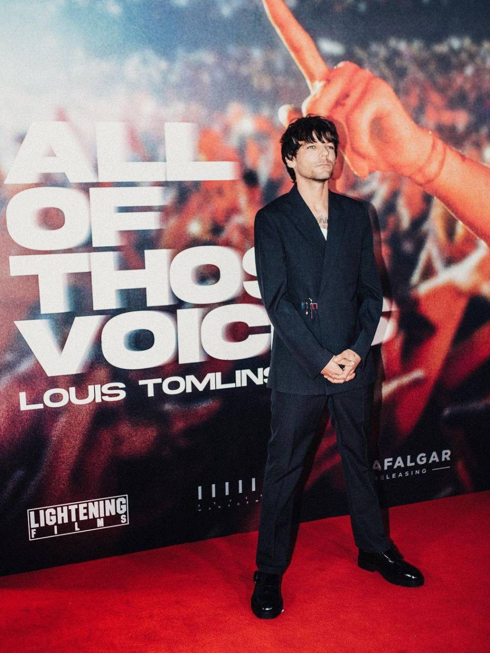 Louis Tomlinson en la premiere de ‘All of Those Voices’.