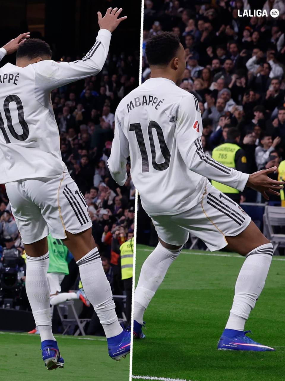 Kylian Mbappé no falló de penal y firmó el gol del 1-0 del Real Madrid ante Levante.