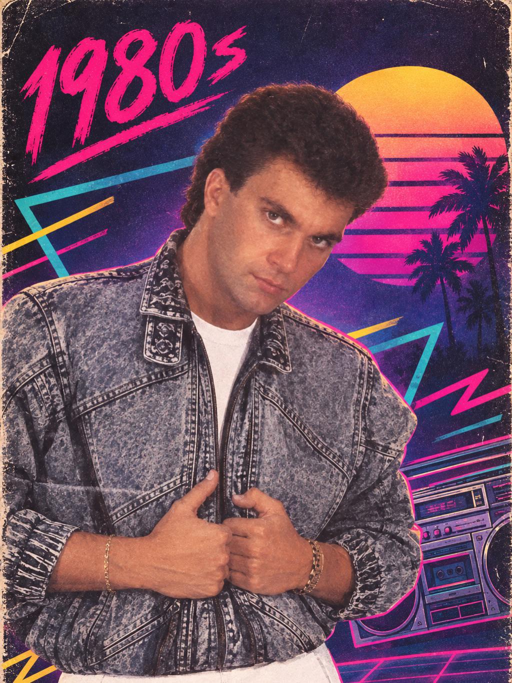 Furor por el Trend de los 80s: Los famosos que también se sumaron