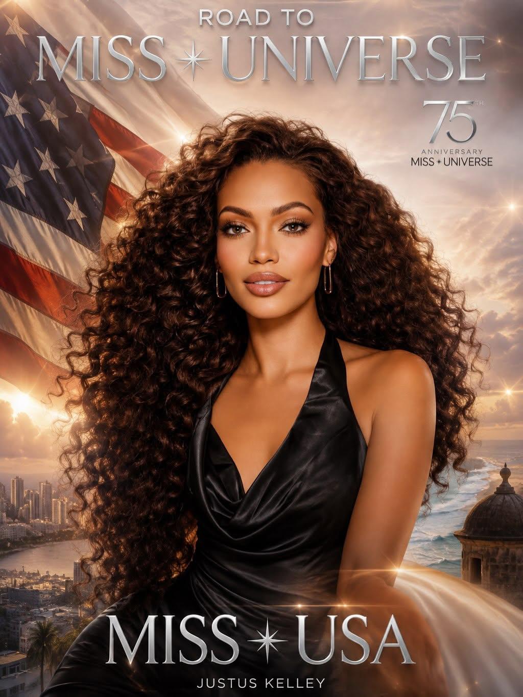 Justus Kelley, la primera madre y esposa en ser coronada como Miss Universe USA