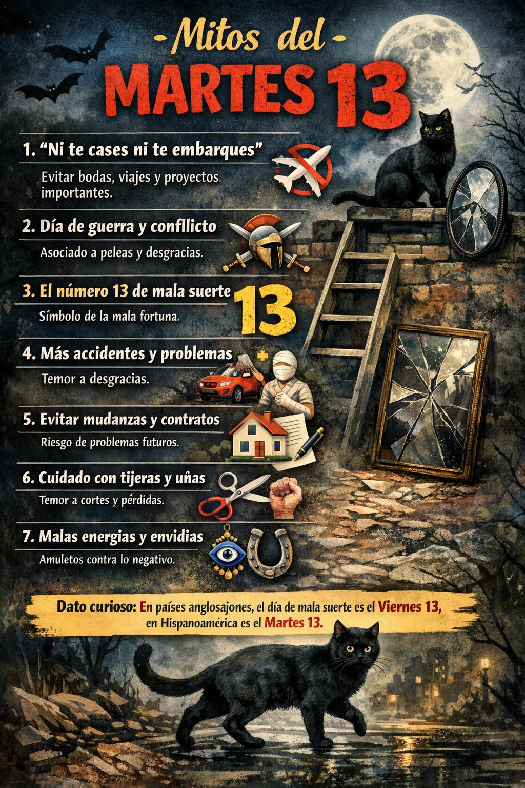 Martes 13 ¿Mala suerte o solo un mito?