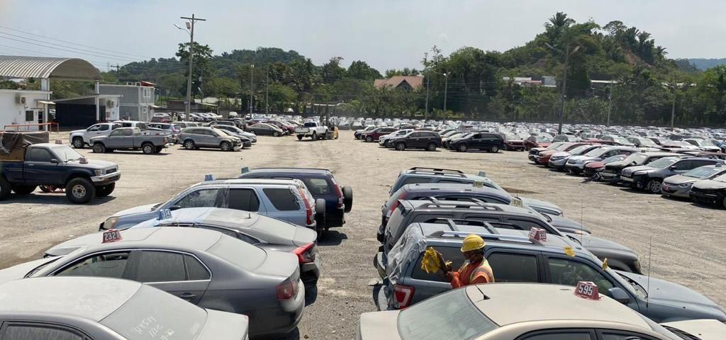 Número récord de automóviles que ingresaron a Honduras