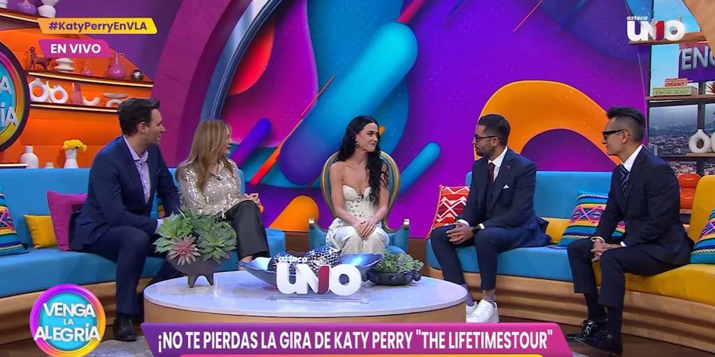 Katy Perry pasa su momento más humilde en Venga la Alegría