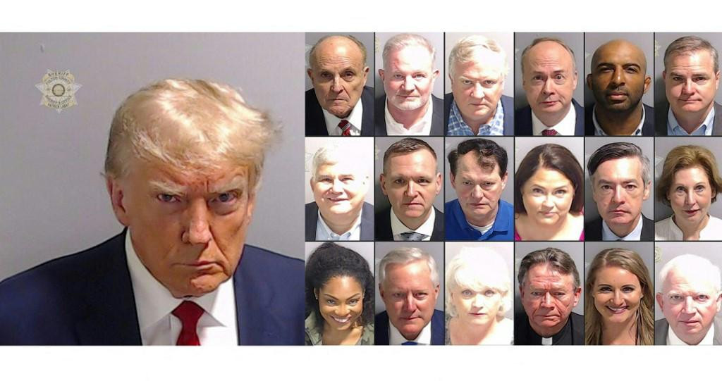 Trump y sus compinches acusados de intentar revertir los resultados electorales de 2020 en el estado de Georgia..