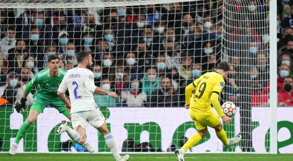 Mason Mount marcó el primer gol en el Santiago Bernabéu. Foto Twitter Liga de Campeones.